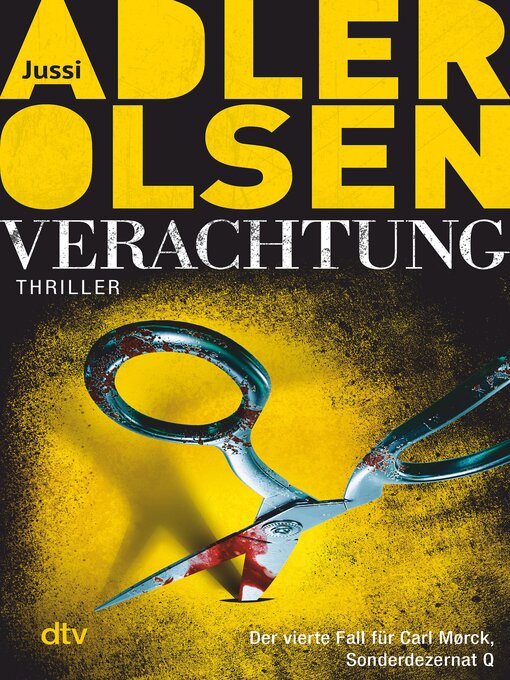 Title details for Verachtung by Jussi Adler-Olsen - Wait list